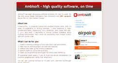 Desktop Screenshot of ambisoft.pl