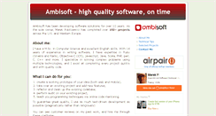 Desktop Screenshot of ambisoft.net