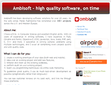Tablet Screenshot of ambisoft.net